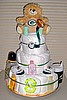 Green Bay Packers Baby 3 Tier Diaper Cake